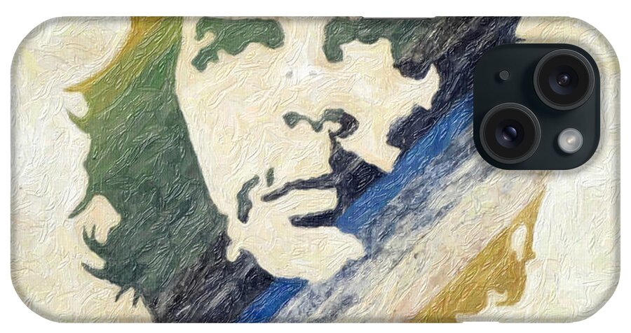 Che iPhone Case featuring the painting Che Guevara #4 by Celestial Images