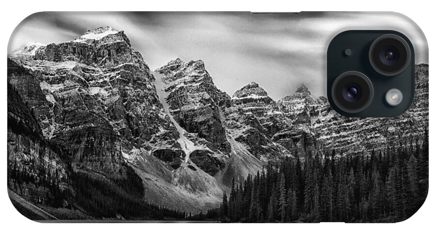 Moraine Lake iPhone Case featuring the photograph First Snow #4 by Robert Fawcett