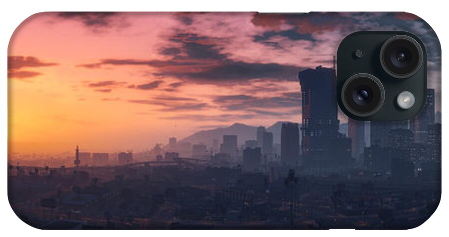 Grand Theft Auto V iPhone Case featuring the digital art Grand Theft Auto V #4 by Super Lovely