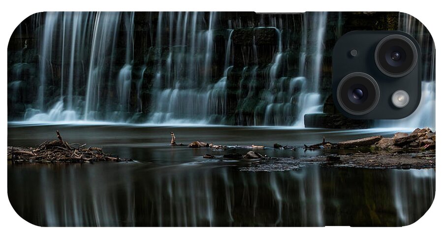 Drop iPhone Case featuring the photograph Kansas Waterfall #4 by Jay Stockhaus