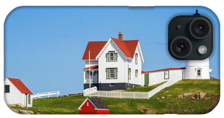 Cape Neddick iPhone Case featuring the photograph Nubble Light #4 by Robert Clifford