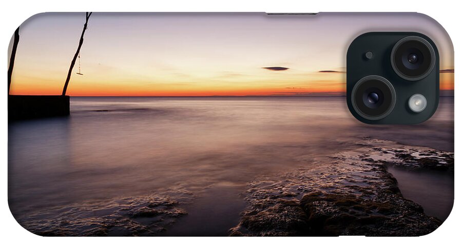Baanija iPhone Case featuring the photograph Sunset at basanija #4 by Ian Middleton