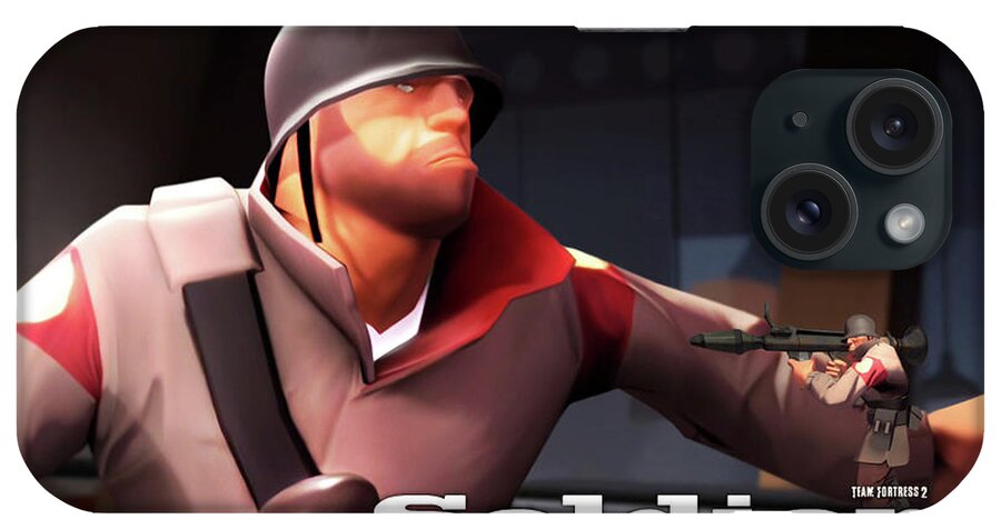 Team Fortress 2 iPhone Case featuring the digital art Team Fortress 2 #4 by Super Lovely