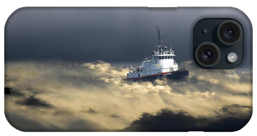 Tug Boat iPhone Case featuring the photograph 4074 by Peter Holme III