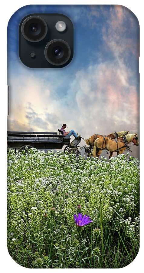 Wagon iPhone Case featuring the photograph 4376 by Peter Holme III