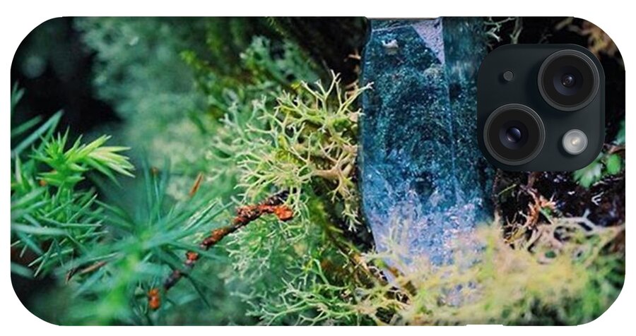 #crystal #quartz #gem #healing #spiritual #quartz #magic #holy #fairy #spirit #beautiful #minerals #meditation #power #energy #moss iPhone Case featuring the photograph Instagram Photo #3 by Toru kataoka