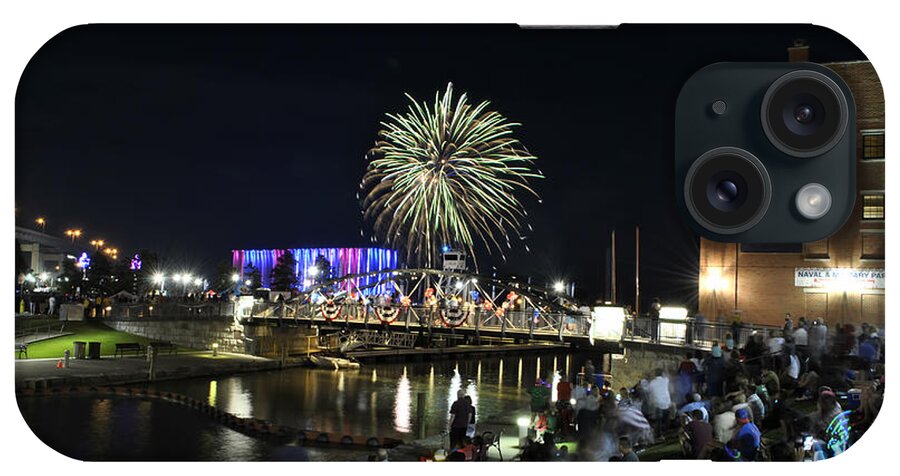 4th Of July iPhone Case featuring the photograph 4th Of July 2017 Canalside Buffalo NY 04 by Michael Frank Jr