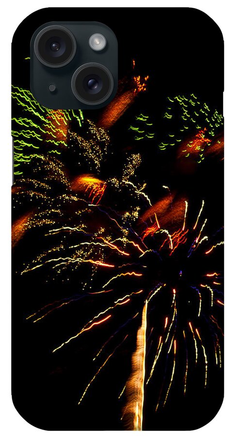 Fireworks iPhone Case featuring the photograph 4th of July #5 by Bill Barber