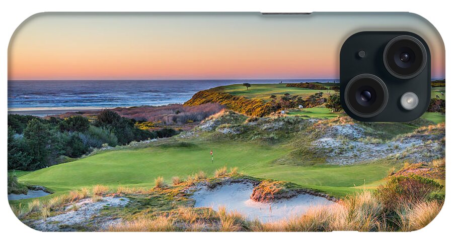 Bandon Dunes iPhone Case featuring the photograph Bandon Preserve Hole 5 by Mike Centioli