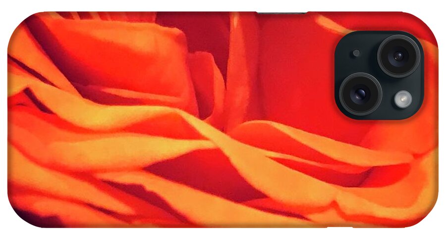 Orange iPhone Case featuring the photograph Flower #5 by Deena Withycombe