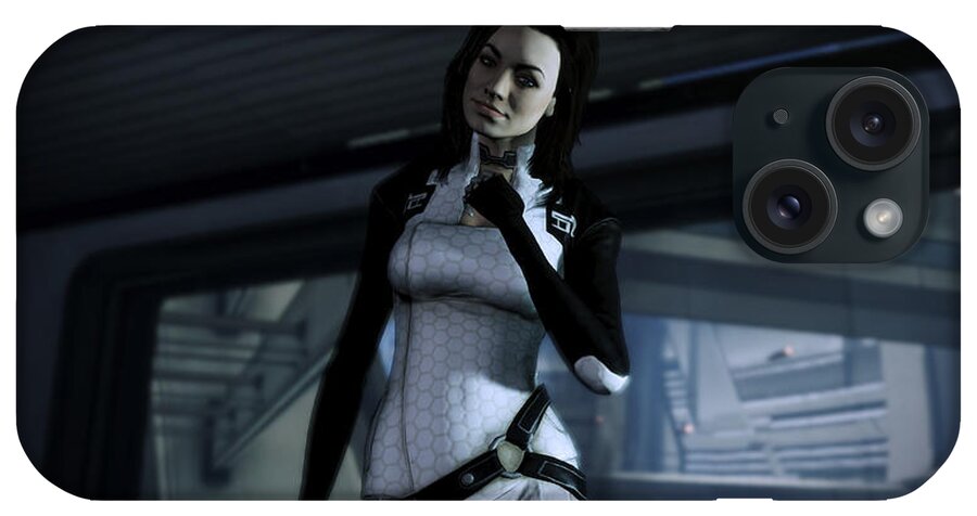Mass Effect iPhone Case featuring the digital art Mass Effect #5 by Super Lovely