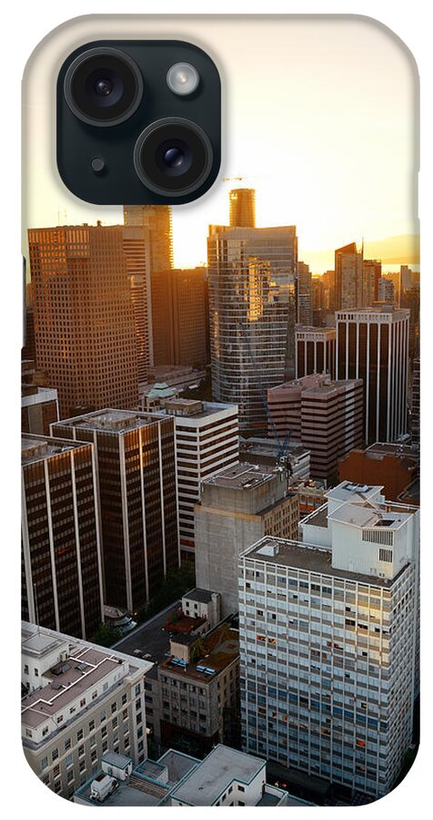 Vancouver iPhone Case featuring the photograph Vancouver rooftop view #5 by Songquan Deng