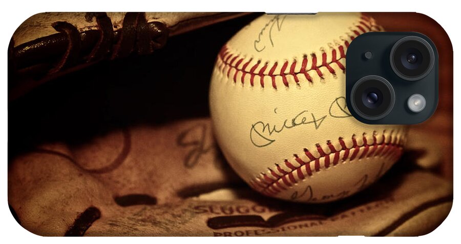 Baseball iPhone Case featuring the photograph 50 Home Run Baseball by Mark Miller