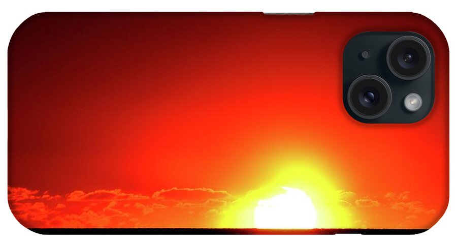 Sunrise iPhone Case featuring the photograph 5.35.58 AM June 12-2016 #53558 by Lyle Crump