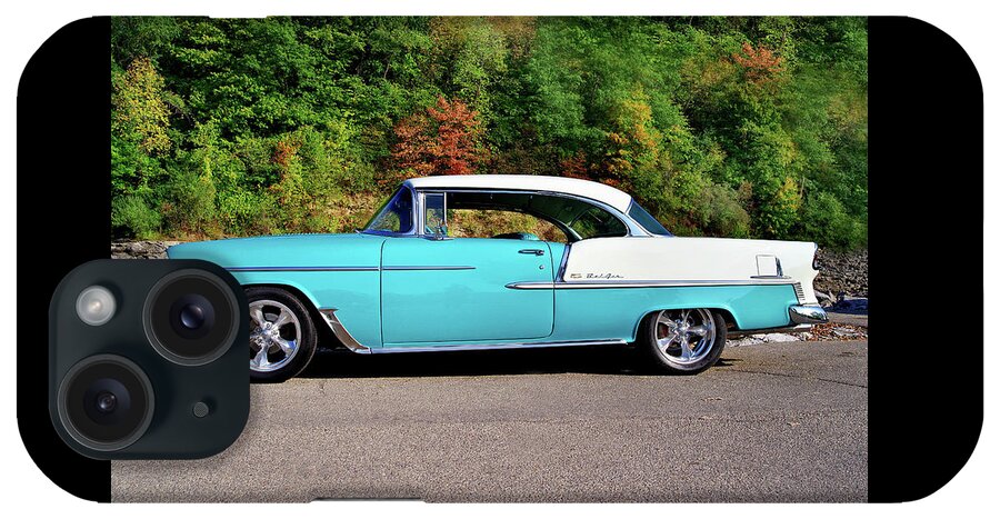 Chevy iPhone Case featuring the photograph 55 BeLAiR by Jamieson Brown
