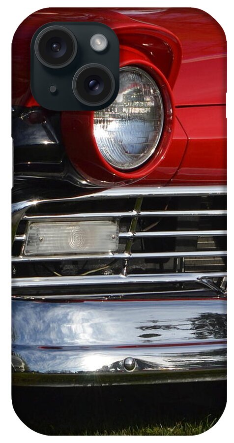  iPhone Case featuring the photograph 57 Ford Head Light by Dean Ferreira