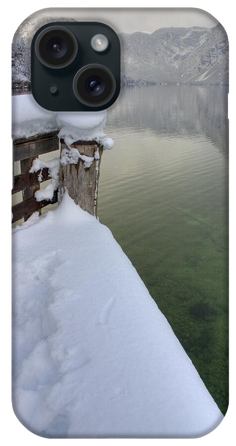 Winter iPhone Case featuring the photograph Alpine winter reflections #6 by Ian Middleton