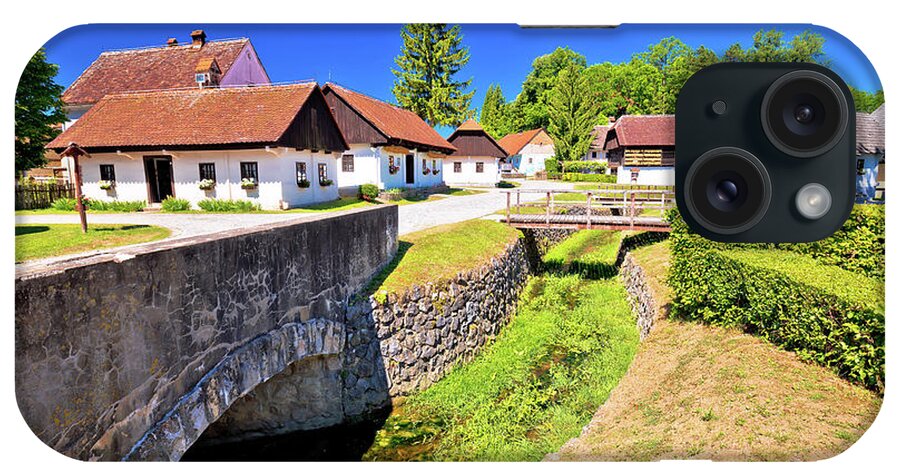 Kumrovec iPhone Case featuring the photograph Kumrovec picturesque village in Zagorje region of Croatia #6 by Brch Photography