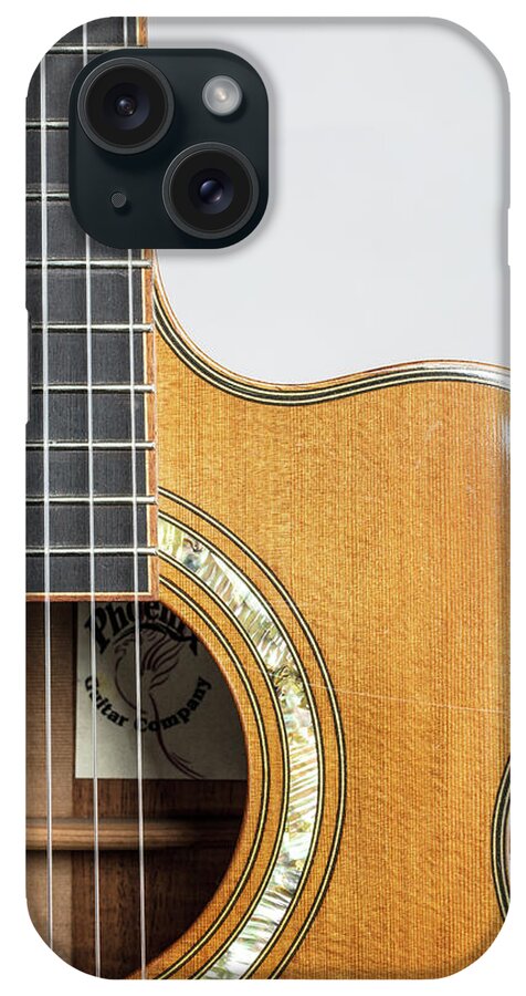 Phoenix Nylon Om Guitar iPhone Case featuring the photograph 611.1834 Phoenix Nylon OM In Color #6111834 by M K Miller