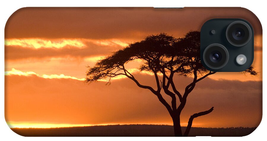Africa iPhone Case featuring the photograph African Sunrise #1 by Michele Burgess