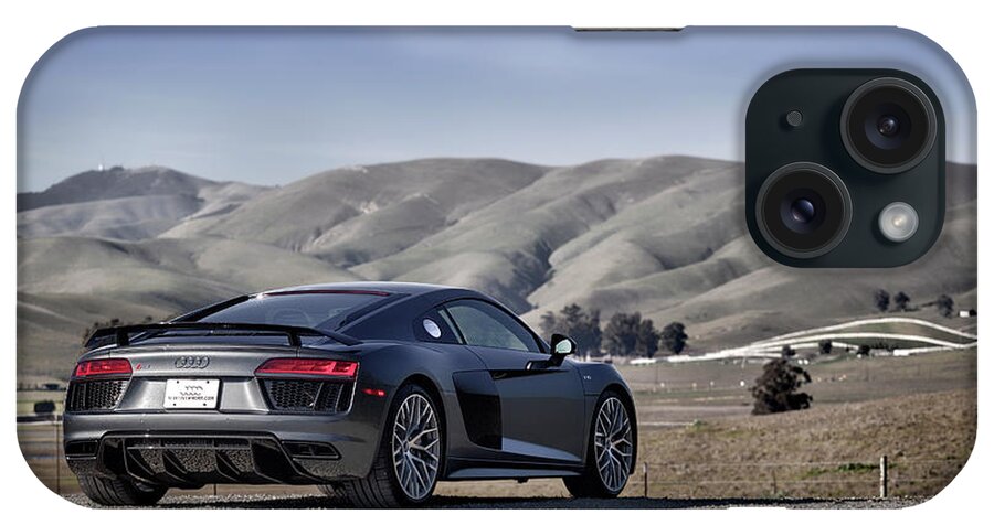 Audi iPhone Case featuring the photograph #Audi #R8 #V10Plus #Print #7 by ItzKirb Photography
