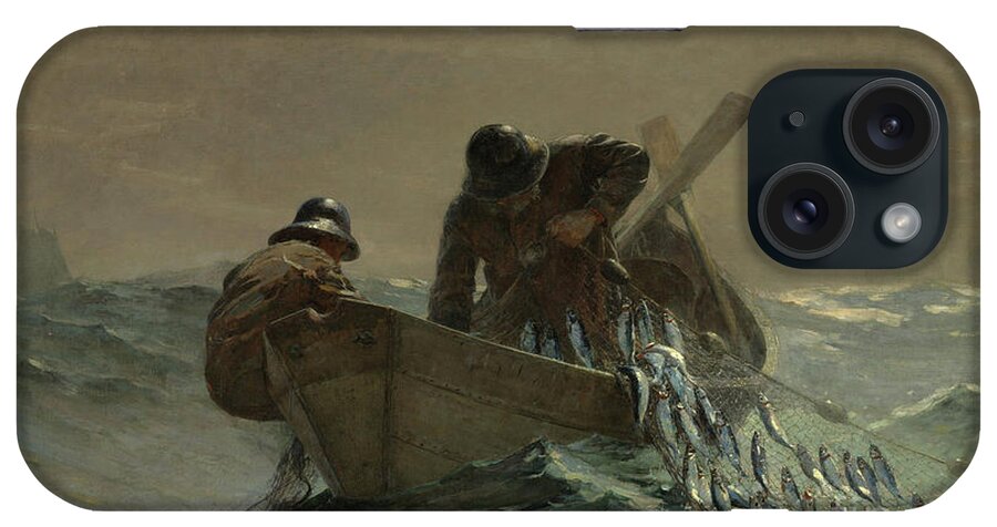 Homer iPhone Case featuring the painting The Herring Net by Winslow Homer