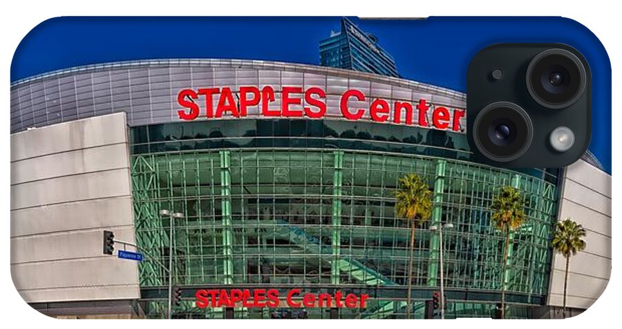The Staples Center iPhone Case featuring the photograph The Staples Center #7 by Mountain Dreams