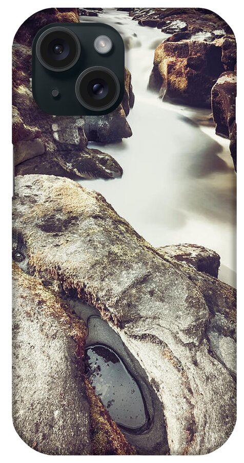 Abbey iPhone 15 Case featuring the photograph Waterfall on The River Wharfe by Mariusz Talarek