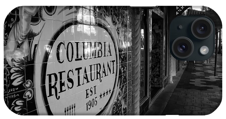 Columbia Restaurant Ybor City Florida iPhone Case featuring the photograph 7th Ave Ybor City by David Lee Thompson
