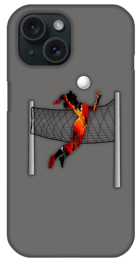 Vollyball iPhone Case featuring the mixed media Vollyball Collection #7 by Marvin Blaine