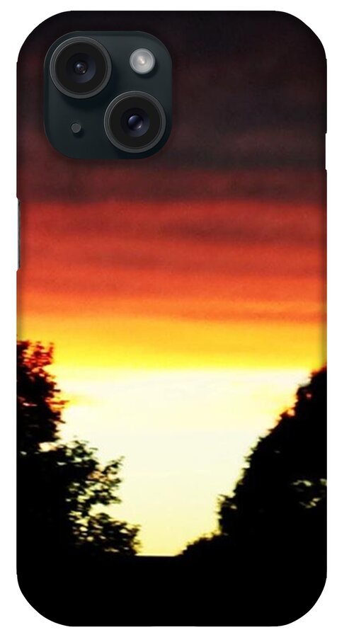  iPhone Case featuring the photograph Oklahoma Sunset by Luz Gutierrez
