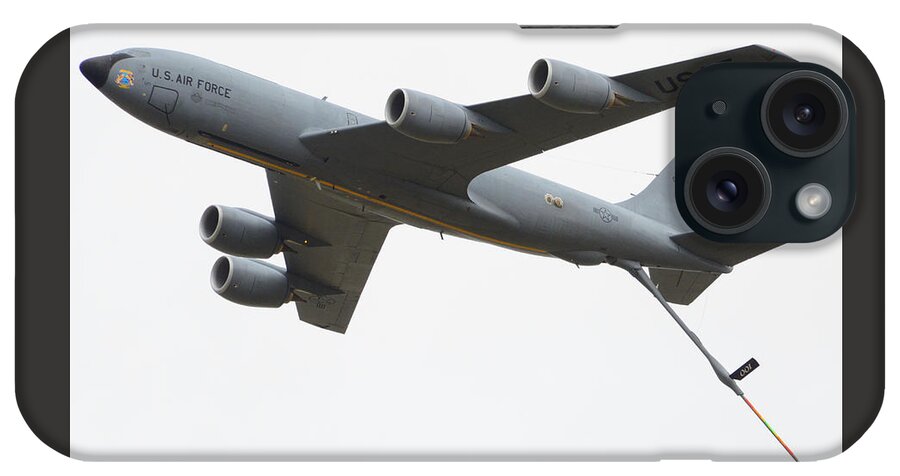 Boeing iPhone Case featuring the photograph 91471 Boeing KC-135T Stratotanker US Air Force by Gordon James