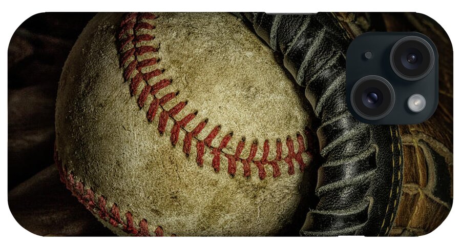 Baseball iPhone Case featuring the photograph A Baseball Still Life by Tom Mc Nemar