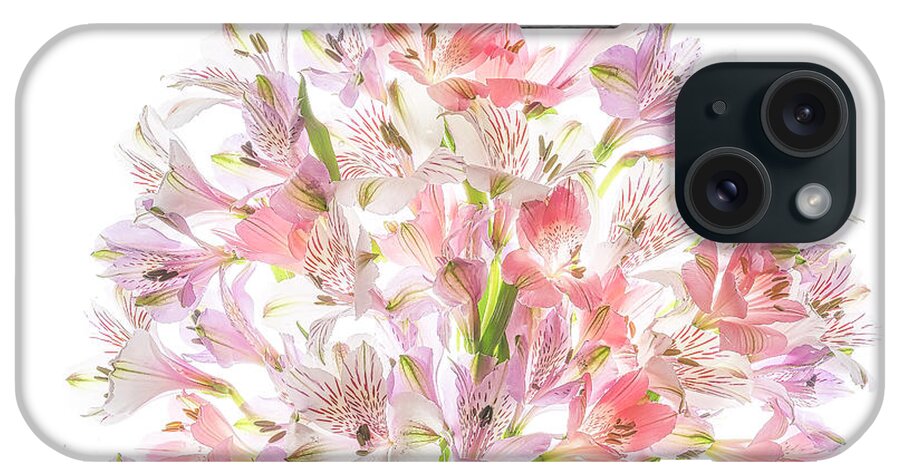 Alstromeria iPhone Case featuring the photograph A bouquet for Mother's day. by Usha Peddamatham