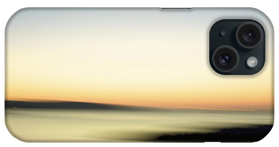 Abstract iPhone Case featuring the photograph A Candy Colored Sunset by Julius Reque