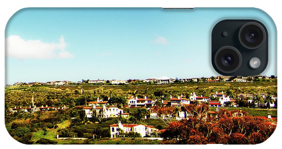 Houses On A Hill iPhone Case featuring the photograph A Clear Day Laguna Beach by Joseph Hollingsworth