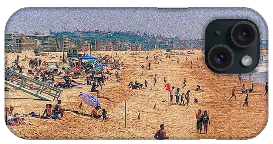 Beach iPhone Case featuring the photograph A Day at Venice Beach 2 by Nadalyn Larsen