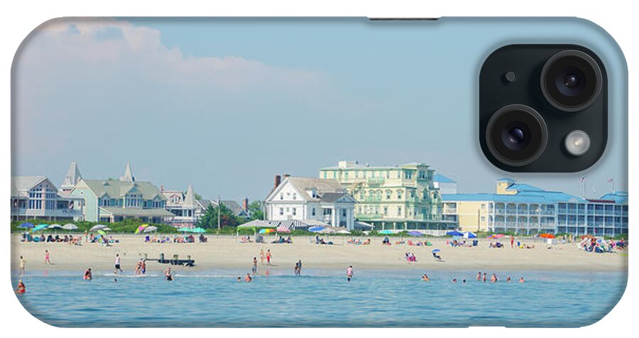 Day iPhone Case featuring the photograph A Day at the Beach - Cape May New Jesey by Bill Cannon