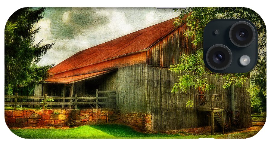 Barn iPhone Case featuring the photograph A Farm-Picture by Lois Bryan