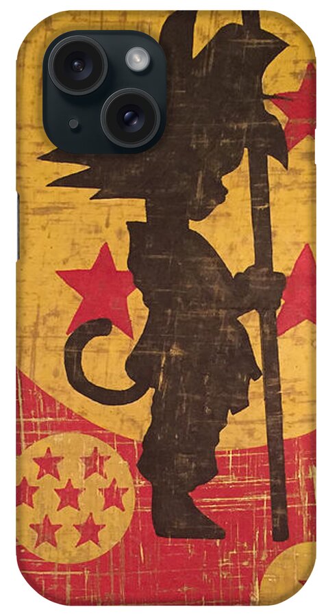 Goku iPhone Case featuring the painting A Gathering by Edmund Royster