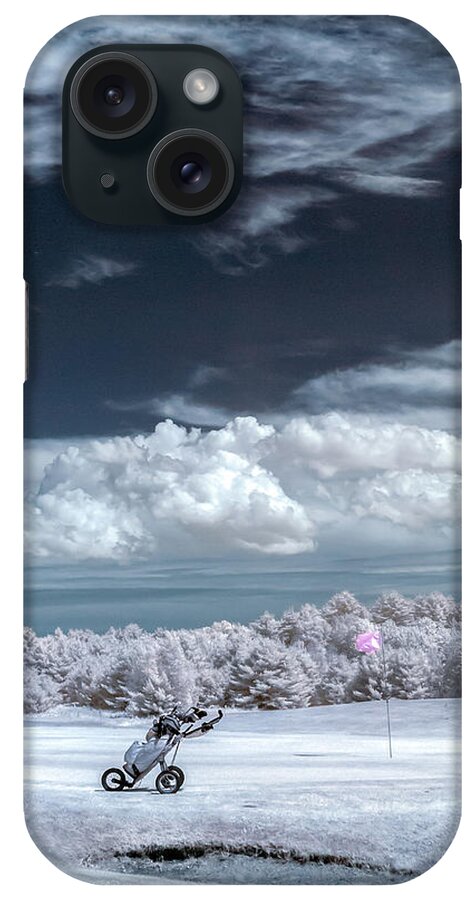Ir Photography iPhone Case featuring the photograph A Golf Course In Infrared by Guy Whiteley