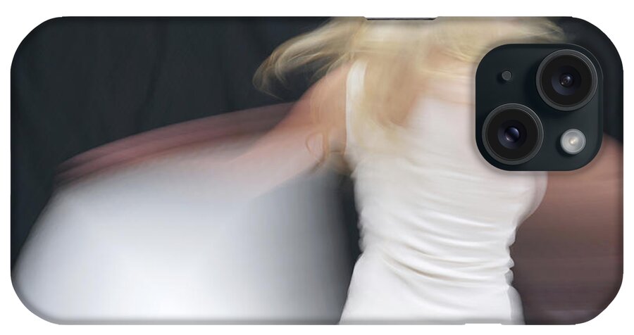 Dance iPhone Case featuring the photograph A Dance in White #1242 by Raymond Magnani