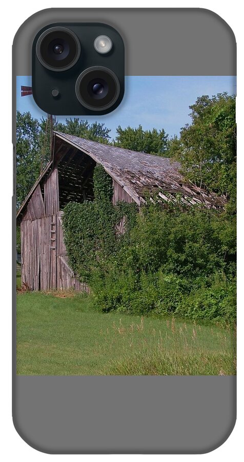 Barn iPhone Case featuring the photograph A Has Been by Carol Allen Anfinsen