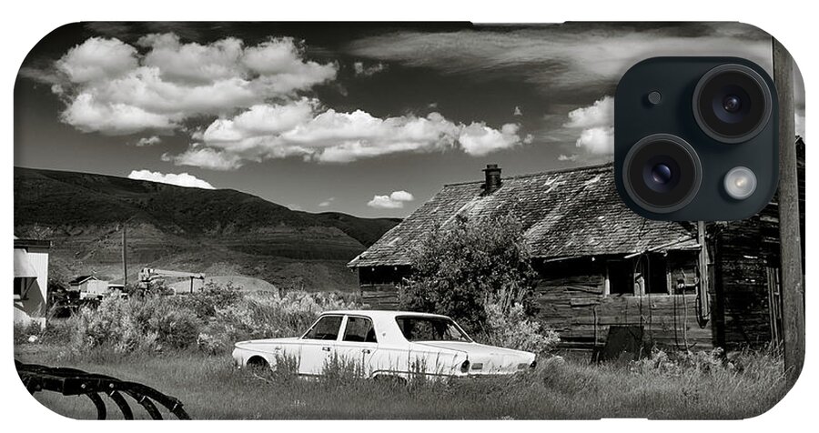 Old Car iPhone Case featuring the photograph A House in the Country by Alexander Shamota