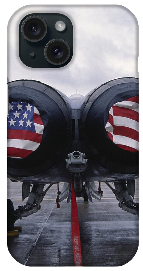 Mcdonnell Douglas F/a-18 Hornet iPhone Case featuring the photograph A McDonnell Douglas F/A-18 Hornet twin-engine supersonic fighter aircraft by Gary Corbett