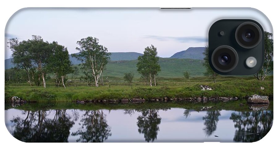 Loch Ba iPhone Case featuring the photograph A Pastel Sky over Loch Ba by Stephen Taylor