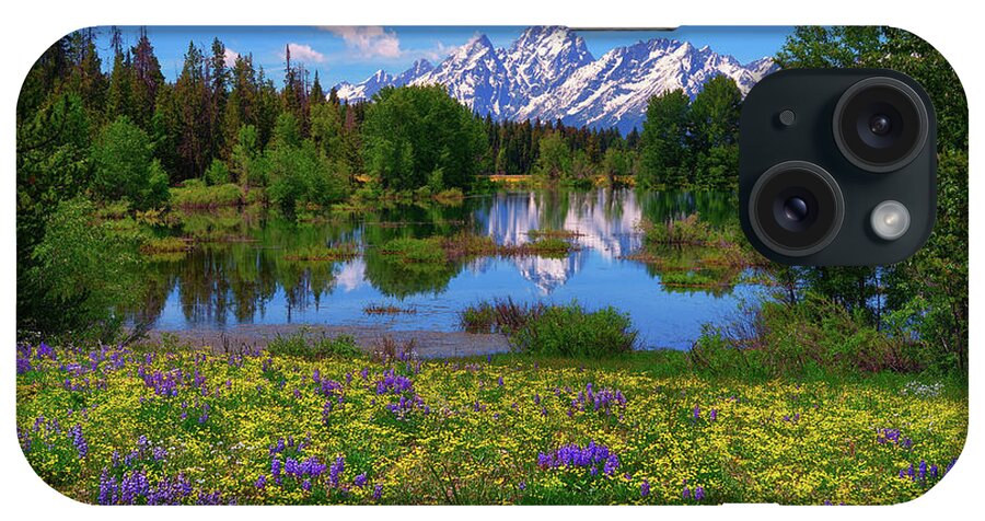 Grand Teton National Park iPhone Case featuring the photograph A Slice of Heaven by Greg Norrell