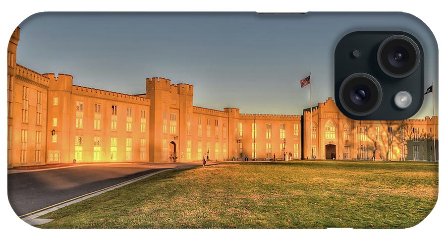 Virginia Military Institute iPhone Case featuring the photograph A Spartan Environment - The Barracks at V M I by Don Mercer