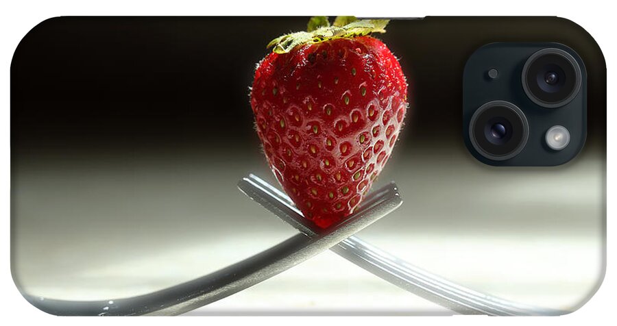 Strawberry iPhone Case featuring the photograph A Strawberry For You by Michael Eingle