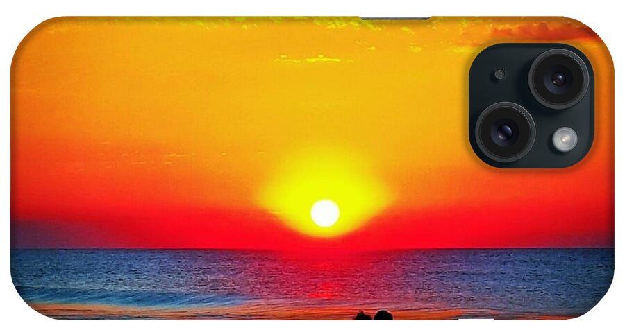 Beach iPhone Case featuring the photograph A Stroll on the Beach by Lauren Fitzpatrick